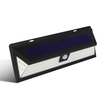 86 LED Solar Powered Senor Light - Black