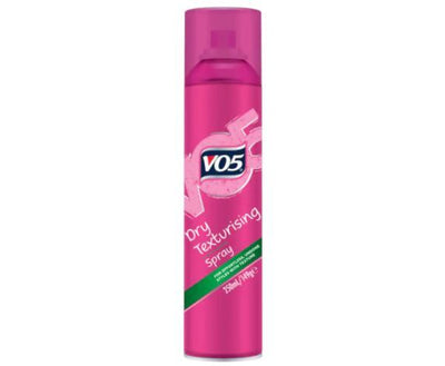 VO5  250mL Dry Texturising Spray Hair Spray Styling for Effortless Undone Styles