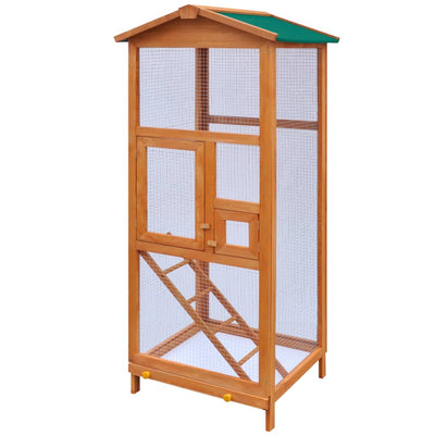 Bird Cage Wood 65x63x165 cm