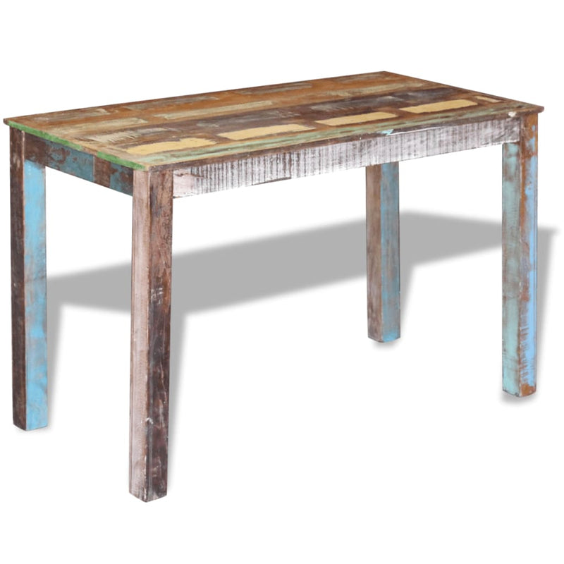 Dining Table Solid Reclaimed Wood 115x60x76 cm - Payday Deals