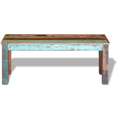 Bench Solid Reclaimed Wood 110x35x45 cm - Payday Deals