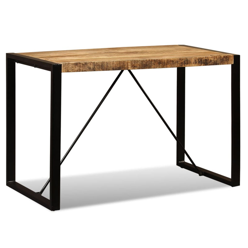 Dining Table Solid Rough Mango Wood 120 cm - Payday Deals