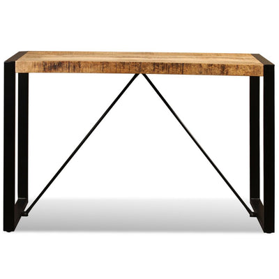 Dining Table Solid Rough Mango Wood 120 cm - Payday Deals