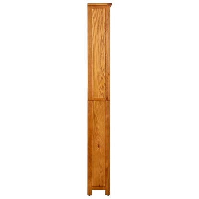 6-Tier Bookcase 80x22.5x180 cm Solid Oak Wood - Payday Deals