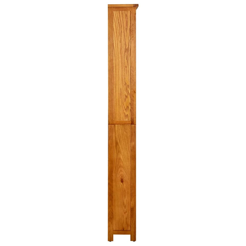 6-Tier Bookcase 80x22.5x180 cm Solid Oak Wood - Payday Deals