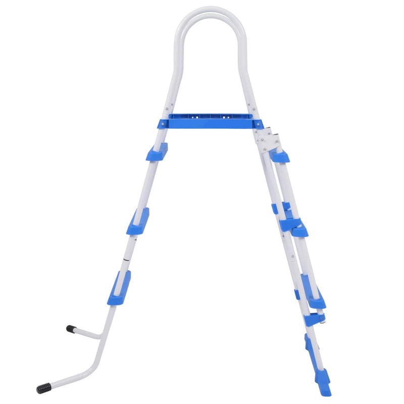Above-Ground Pool Safety Ladder with 3 Steps 107 cm
