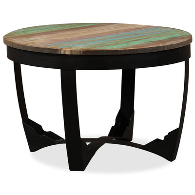 Side Table Solid Reclaimed Wood 60x40 cm - Payday Deals