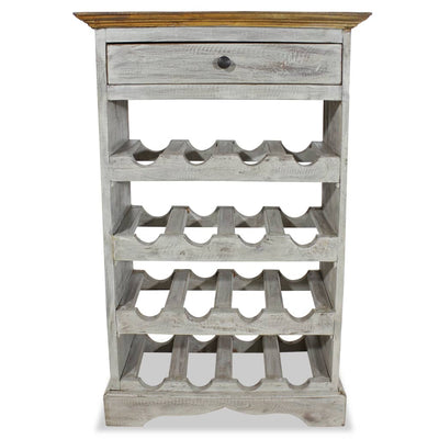 Wine Rack Solid Reclaimed Wood 55x23x85 cm - Payday Deals