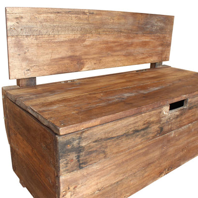 Bench Solid Reclaimed Wood 86x40x60 cm - Payday Deals