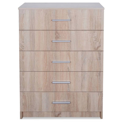 Storage Cabinet Engineered Wood 71x35x106 cm Oak