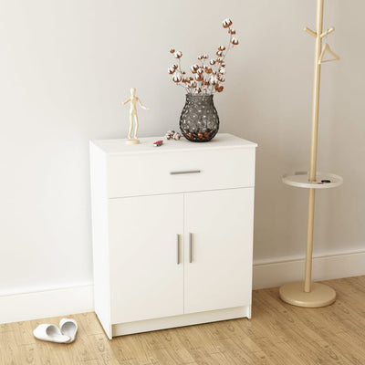 Sideboard Chipboard 71x35x88 cm White - Payday Deals