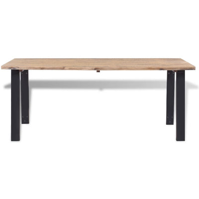 Dining Table Solid Acacia Wood 170x90x75 cm