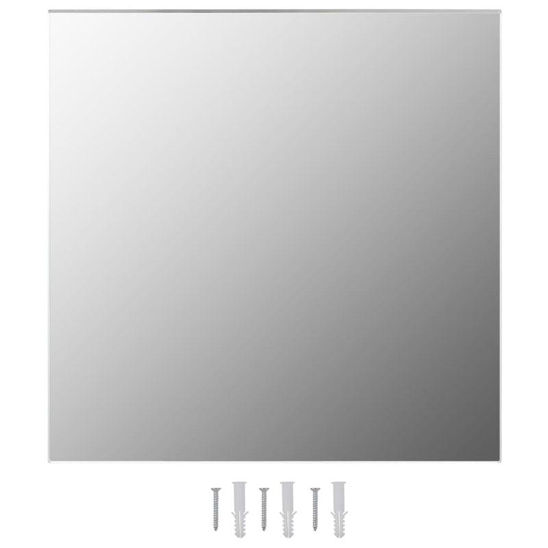 Wall Mirror 70x70 cm Square Glass