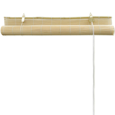 Roller Blind Bamboo 80x220 cm Natural