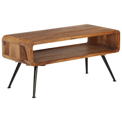 Coffee Table Solid Sheesham Wood 95x40x45 cm
