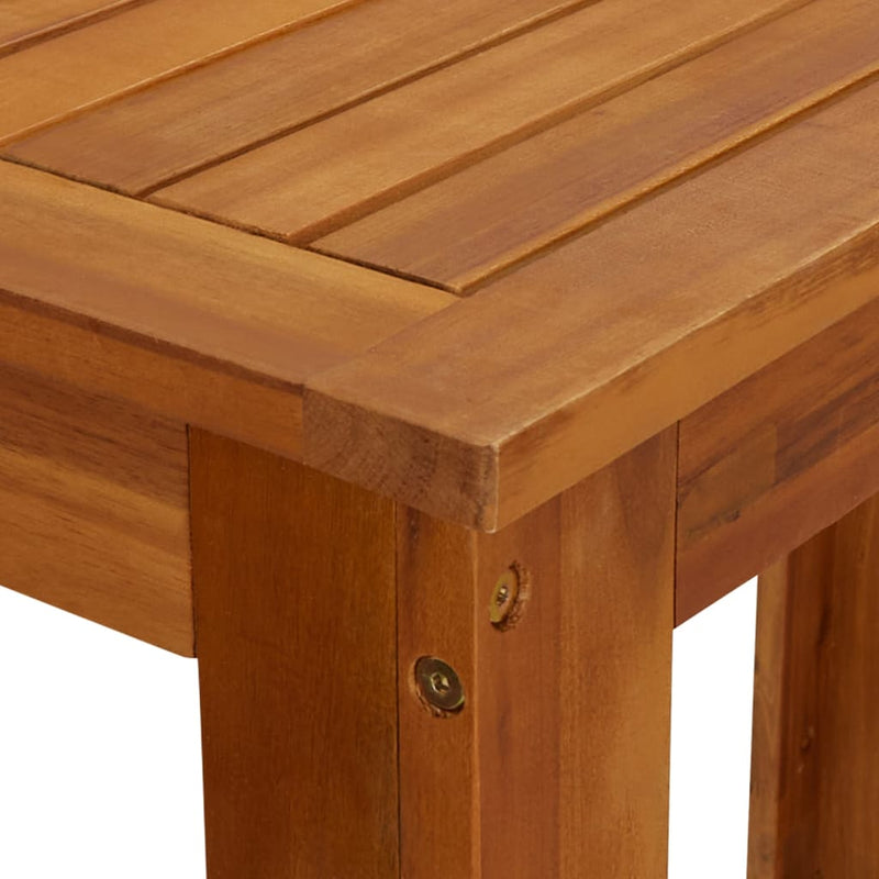 Bar Table Solid Acacia Wood 120x60x105 cm