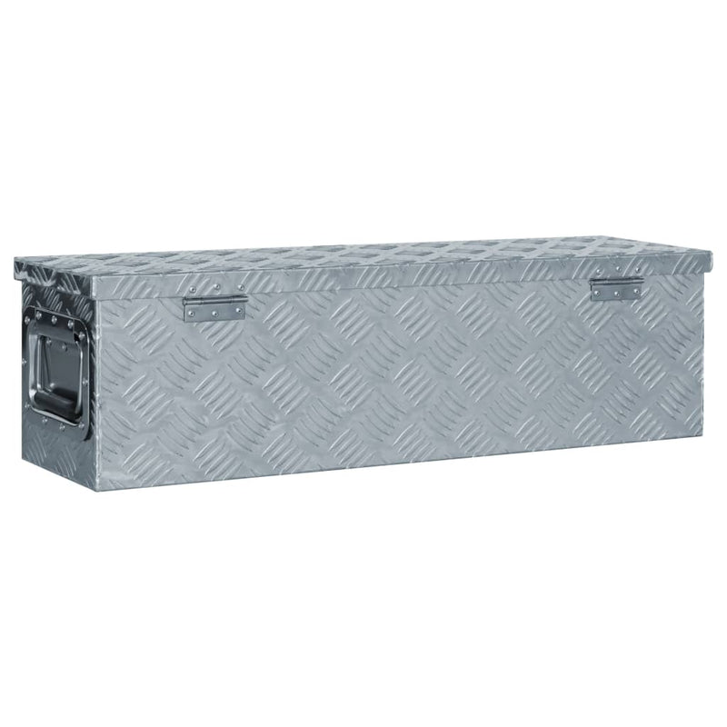 Aluminium Box 80.5x22x22 cm Silver