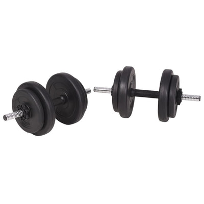 Weight Bench with Weight Rack&Barbell and Dumbbell Set 120 kg