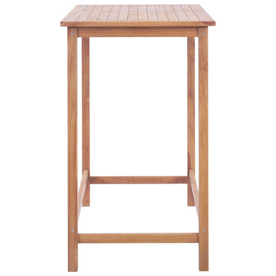 Garden Bar Table 120x65x110 cm Solid Teak Wood