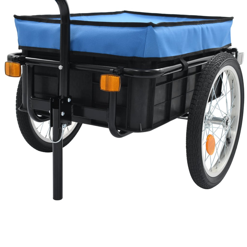 Bike Cargo Trailer/Hand Wagon 155x60x83 cm Steel Blue