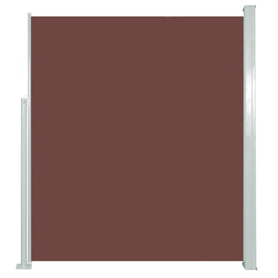 Retractable Side Awning 160 x 500 cm Brown