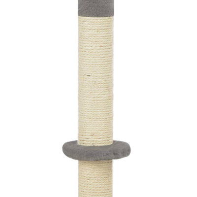 Cat Scratching Post Grey 40x40x80 cm Sisal - Payday Deals