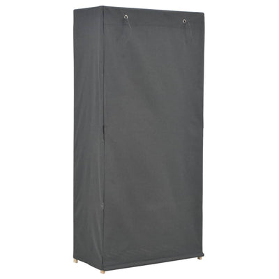 Wardrobe Grey 79x40x170 cm Fabric