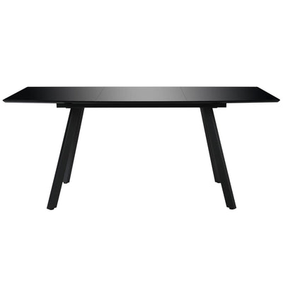 Dining Table High Gloss Black 180x90x76 cm MDF