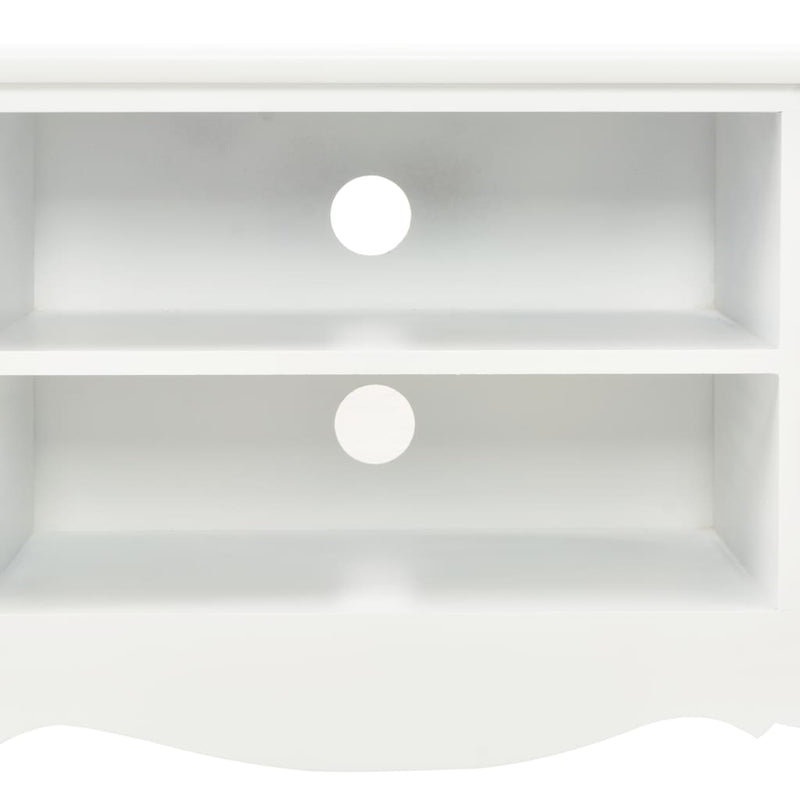 TV Cabinet White 120x30x40 cm Wood