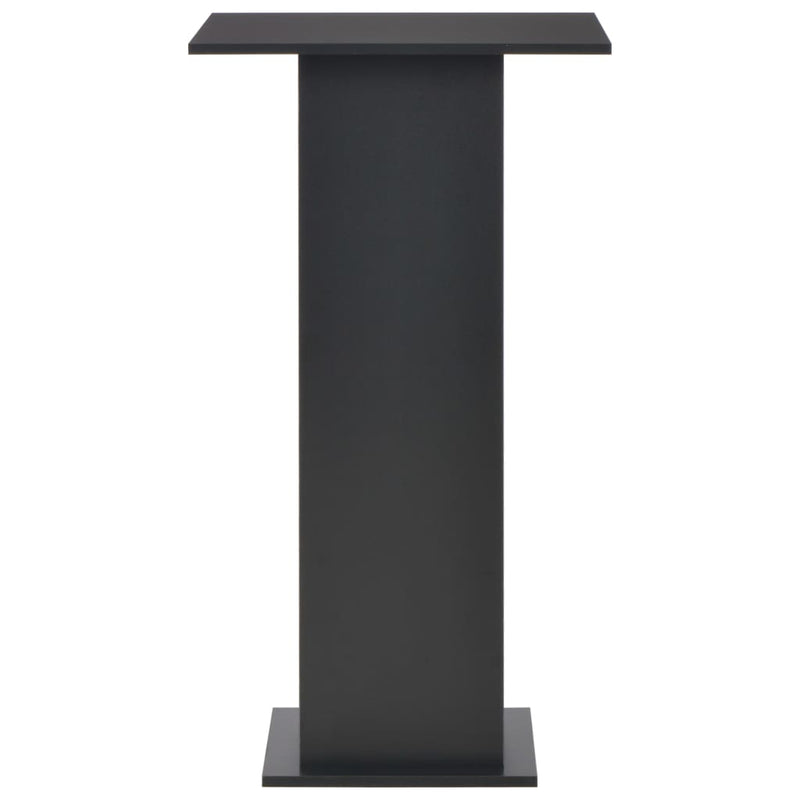 Bar Table Black 60x60x110 cm