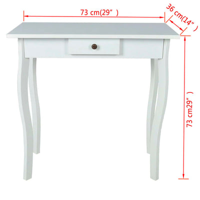 Console Table MDF White - Payday Deals
