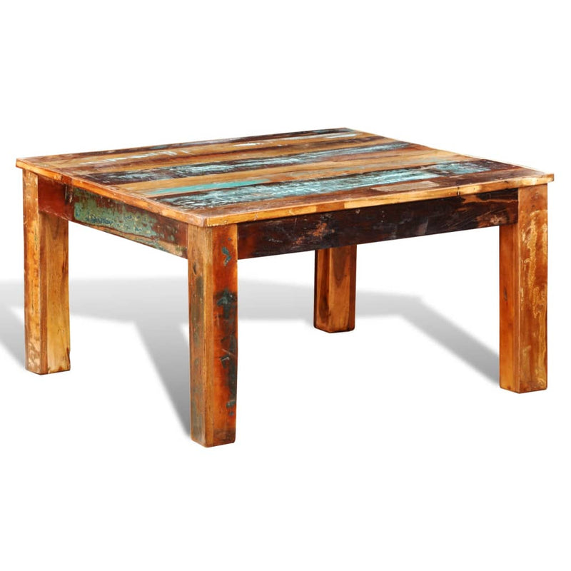 Coffee Table Square Reclaimed Wood - Payday Deals