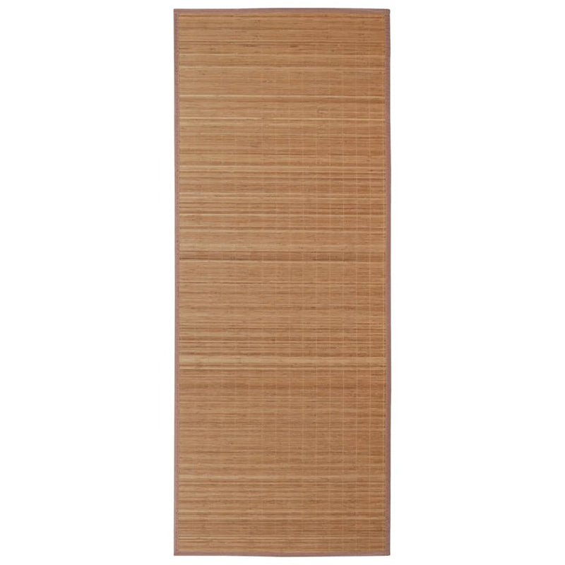 Rectangular Brown Bamboo Rug 150 x 200 cm - Payday Deals