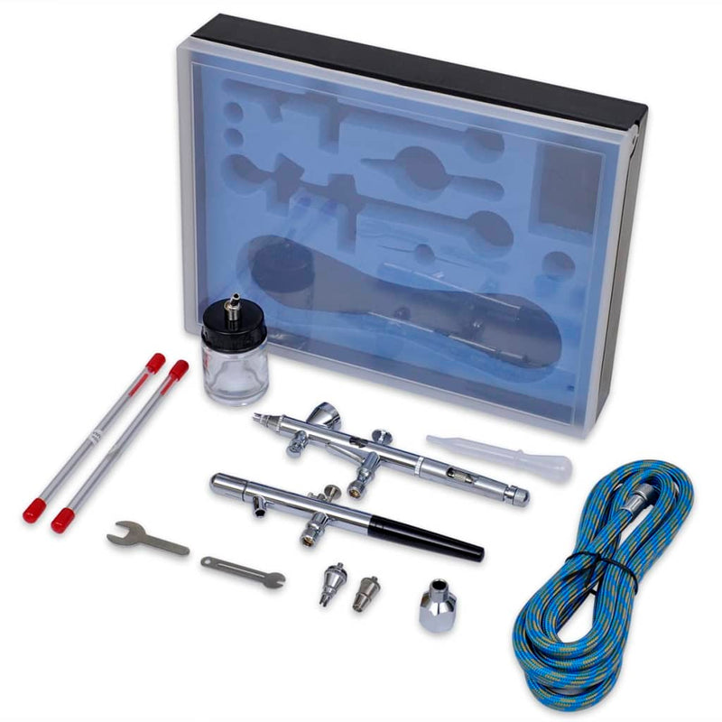 Airbrush Set with 2 Spray Guns - Payday Deals
