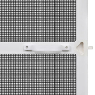 White Hinged Insect Screen for Doors 100 x 215 cm