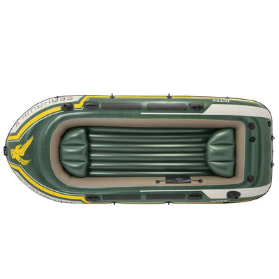 Intex Seahawk 4 Set Inflatable Boat with Oars and Pump