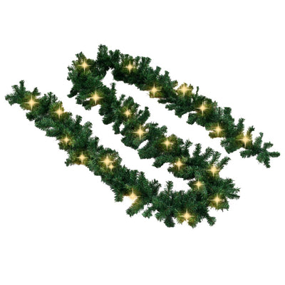 Christmas Garland with LED Lights 5 m - Payday Deals