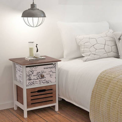 Bedside Cabinets 2 pcs Wood - Payday Deals