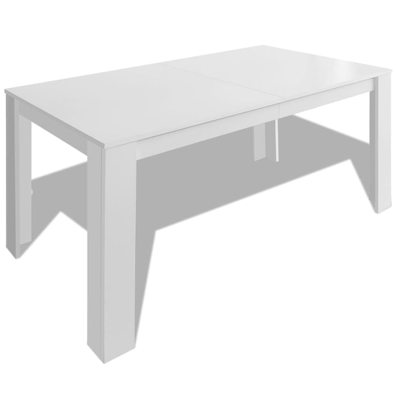 Dining Table 140x80x75 cm White - Payday Deals