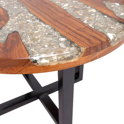 Coffee Table Teak Resin 60 cm - Payday Deals