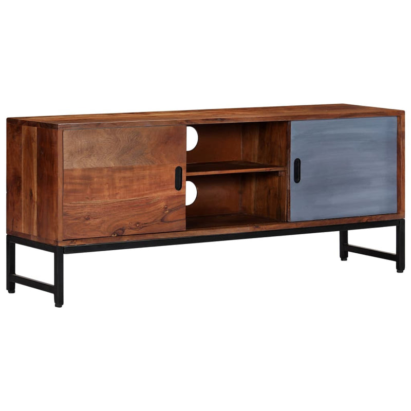 TV Cabinet 120x30x49 cm Solid Acacia Wood