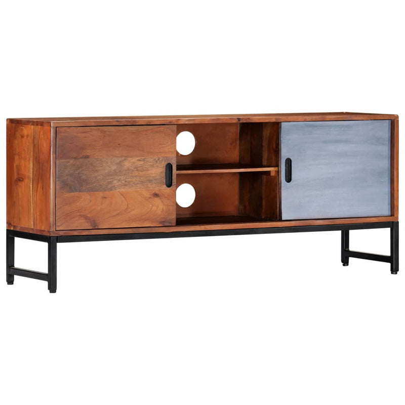 TV Cabinet 120x30x49 cm Solid Acacia Wood
