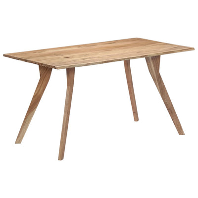 Dining Table 140x80x76 cm Solid Acacia Wood