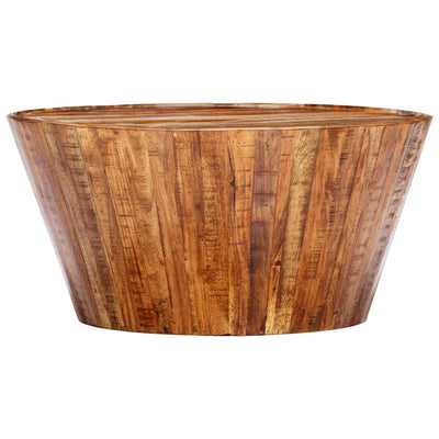 Coffee Table 65x65x33 cm Solid Rough Mango Wood