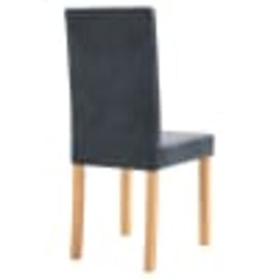Dining Chairs 4 pcs Grey Faux Suede Leather