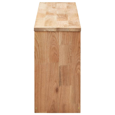 Shoe Storage Bench 94x20x38 cm Solid Walnut Wood