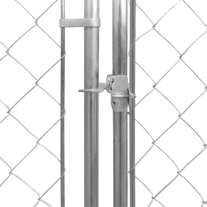 Outdoor Dog Kennel Galvanised Steel 950x570x185 cm