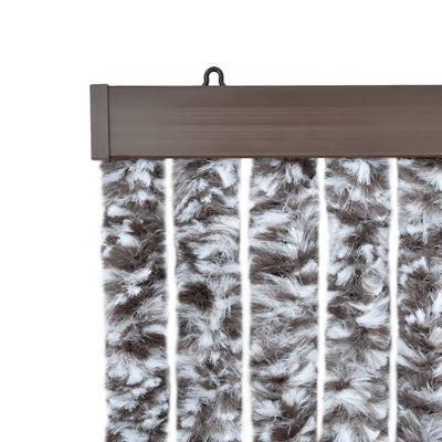 Insect Curtain Brown and Beige 90x220 cm Chenille