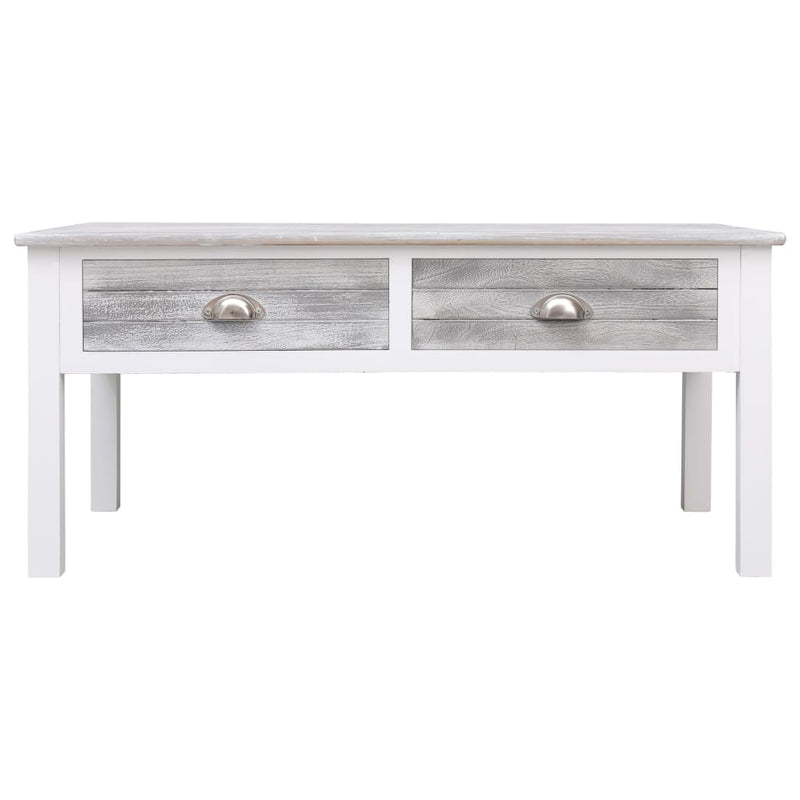 Coffee Table Grey 100x50x45 cm Wood