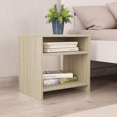 Bedside Cabinet Sonoma Oak 40x30x40 cm Engineered Wood